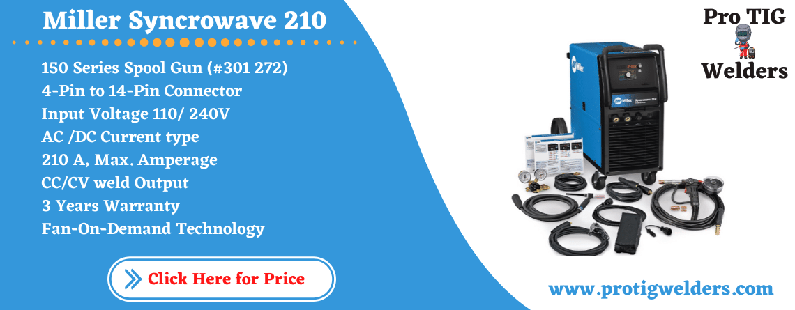 Syncrowave 210 TIG MIG Spoolmat 150 Package